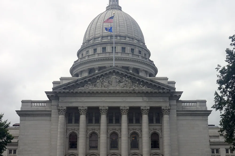 The Wisconsin State Capitol in Madison