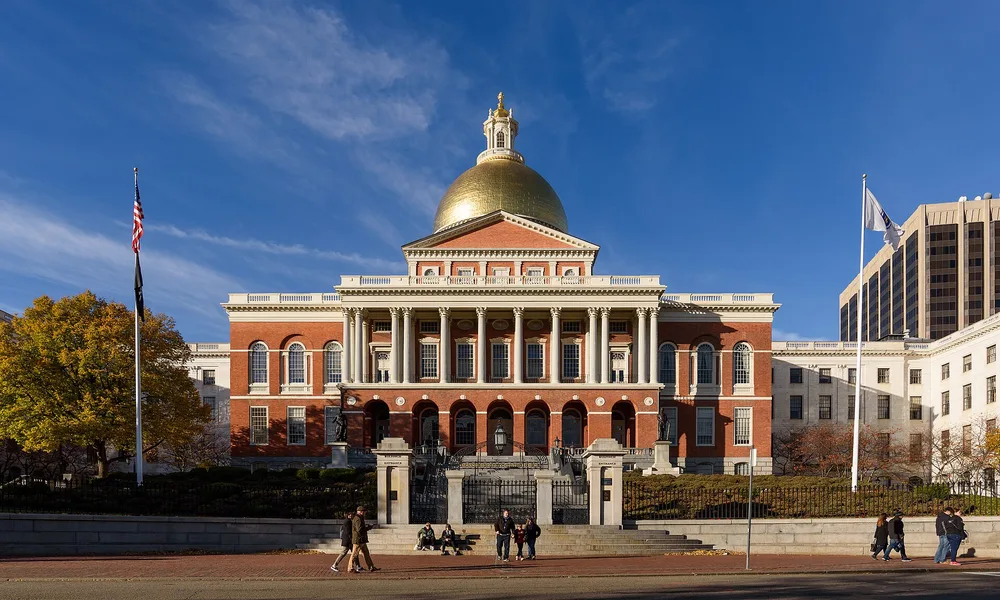 The Massachusetts State House in Boston