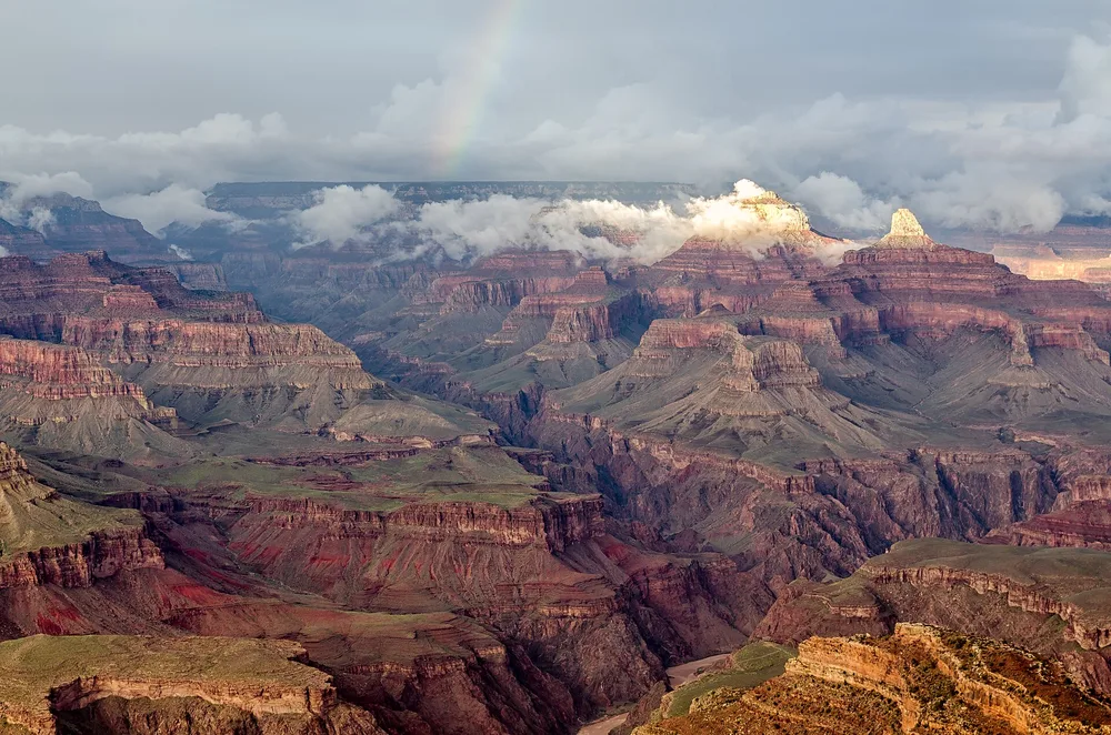 The Grand Canyon seen from the South Rim