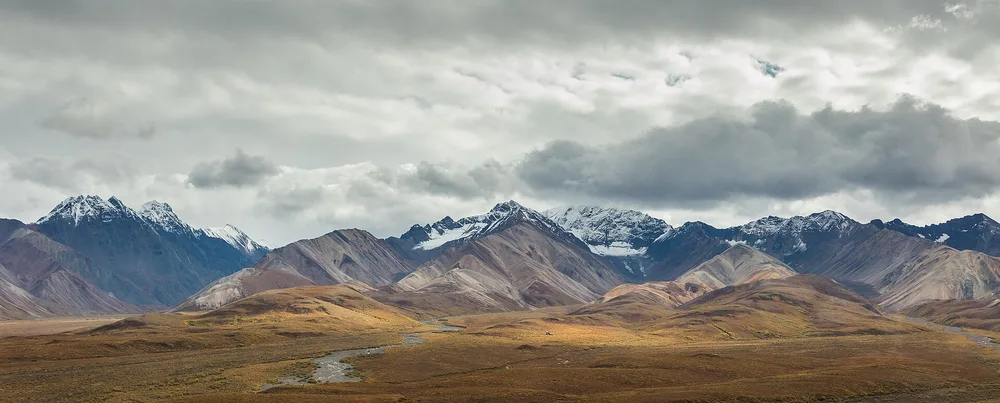 Denali rising above the Alaska Range